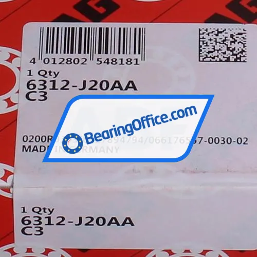 FAG 6312-J20AA-C3 bearing image 5