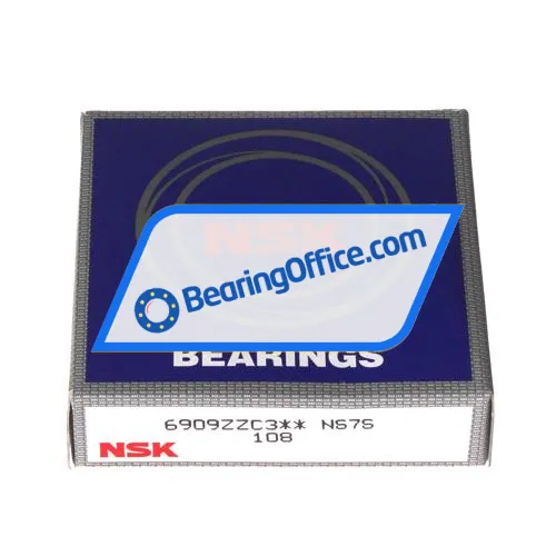NSK 6909ZZ C3 bearing image 2
