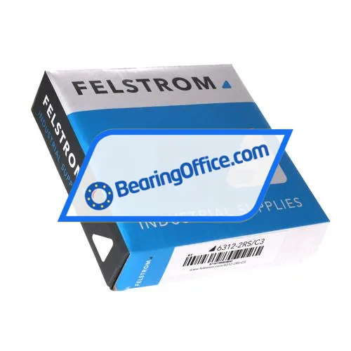 Felstrom 6312-2RS/C3 bearing image 3
