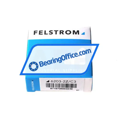 Felstrom 6203-2Z/C3 bearing image 3