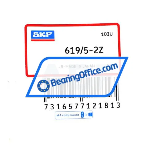 SKF 619/5-2Z bearing image 2