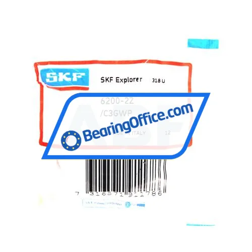 SKF 6200-2Z/C3GWP bearing image 2
