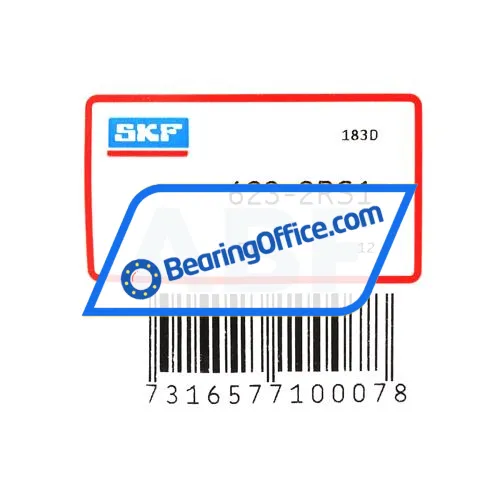 SKF 623-2RS1 bearing image 2