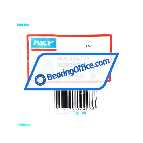 SKF 6001-2RSLTN9/HC5C3WT bearing image 2