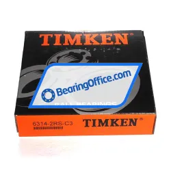 Timken 6314-2RS-C3 rulman resim 3