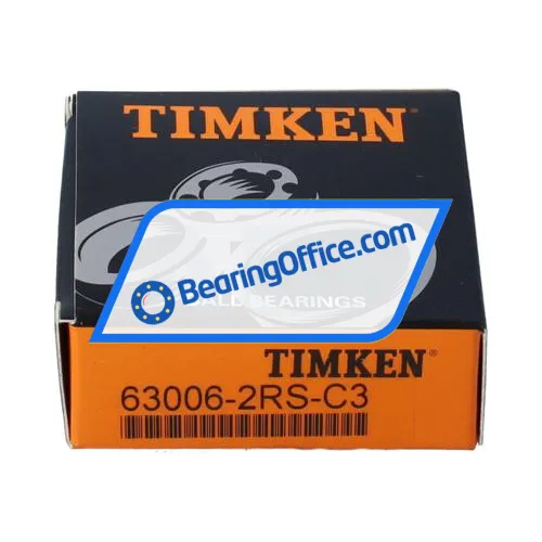 Timken 63006-2RS-C3 bearing image 3