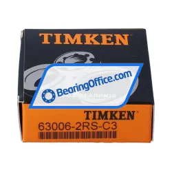Timken 63006-2RS-C3 rulman resim 3