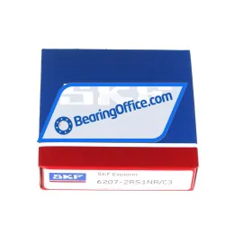 SKF 6207-2RS1NR/C3 rulman resim 3