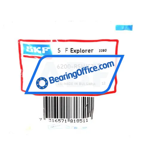 SKF 6200-RSH/C3LT bearing image 2