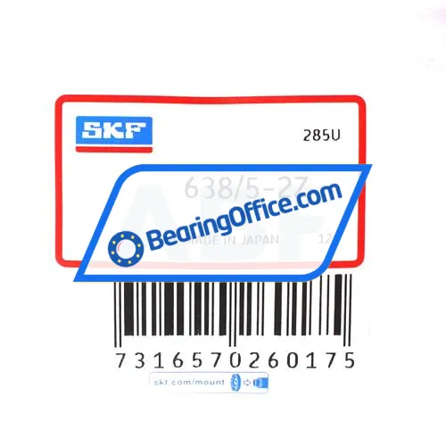 SKF 638/5-2Z bearing image 2