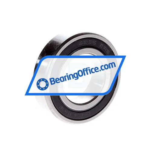 Rollway 6005 2RS bearing image 2