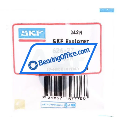 SKF 626-2Z/C3GJN bearing image 2