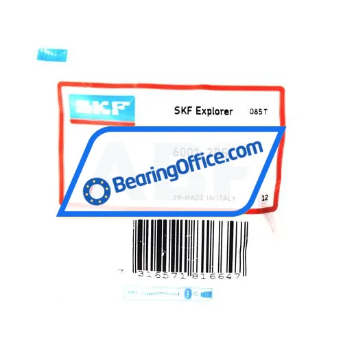 SKF 6001-2RSL bearing image 3