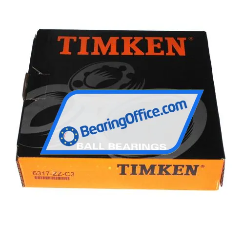 Timken 6317-ZZ-C3 bearing image 3