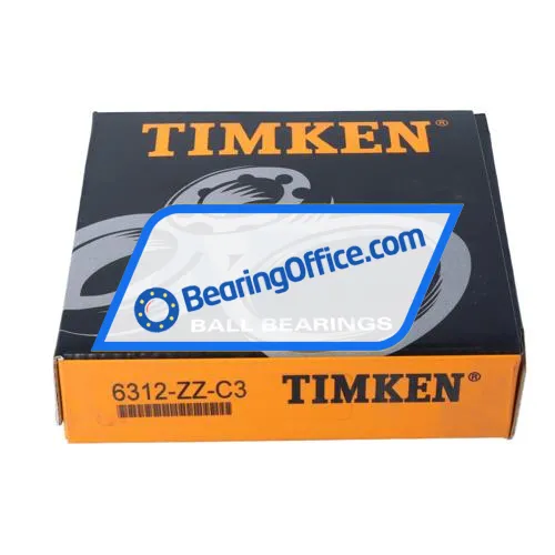 Timken 6312-ZZ-C3 bearing image 3