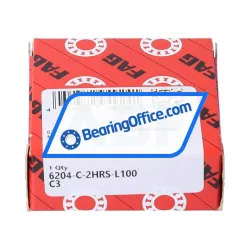 FAG 6204-C-2HRS-L100-C3 rulman resim 3