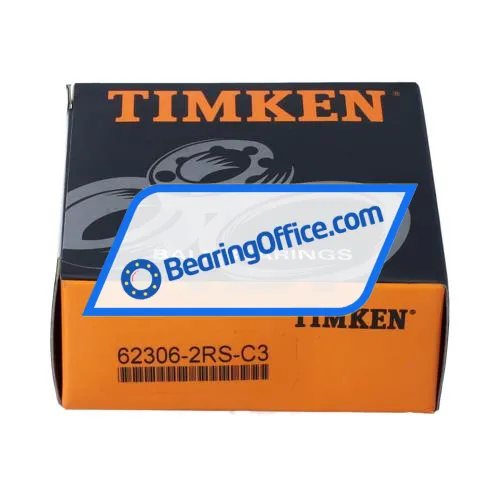 Timken 62306-2RS-C3 bearing image 3