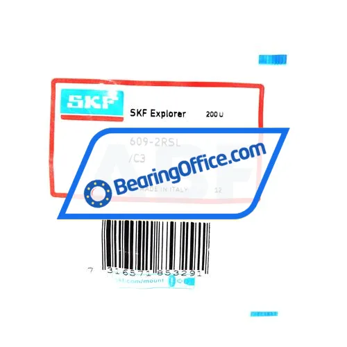 SKF 609-2RSL/C3 bearing image 2