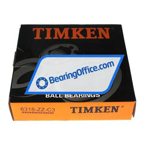 Timken 6318-ZZ-C3 bearing image 3