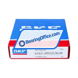 SKF 6312-2RS1/C3GJN rulman resim 3
