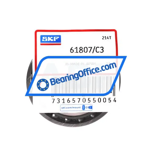 SKF 61807/C3 bearing image 2