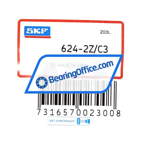 SKF 624-2Z/C3