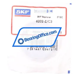 SKF 6202-Z/C3 rulman resim 3