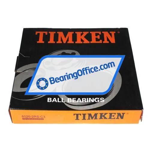 Timken 6026-2RS-C3 bearing image 3
