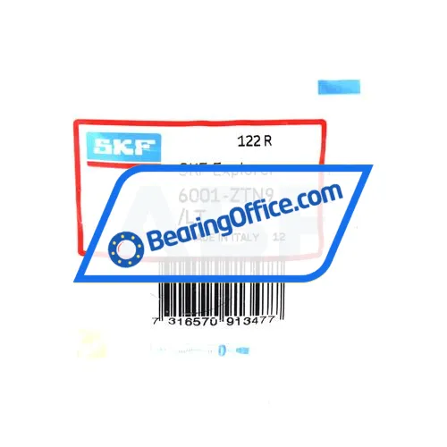 SKF 6001-ZTN9/LT bearing image 2