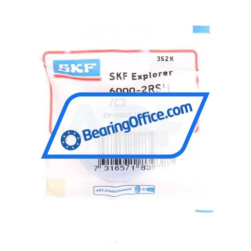SKF 6000-2RSH/C3 bearing image 2