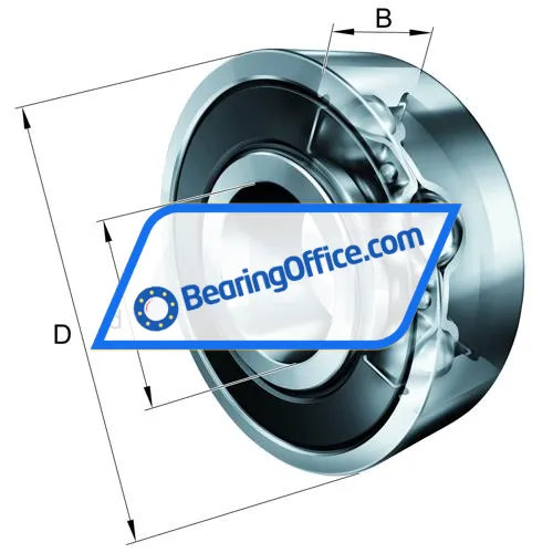 FAG 6001-C-2HRS-C4 bearing image 3