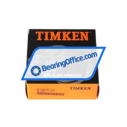 Timken 61803-ZZ rulman resim 3