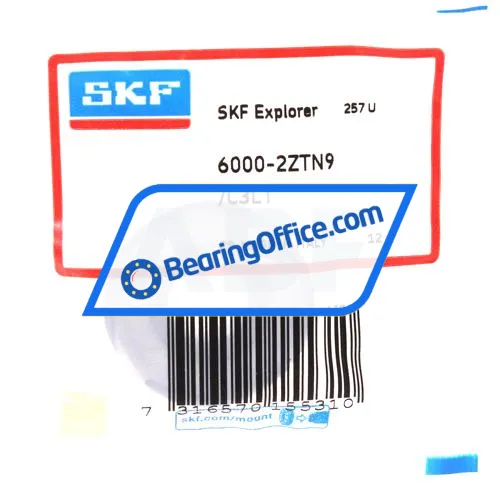 SKF 6000-2ZTN9/C3LT bearing image 2