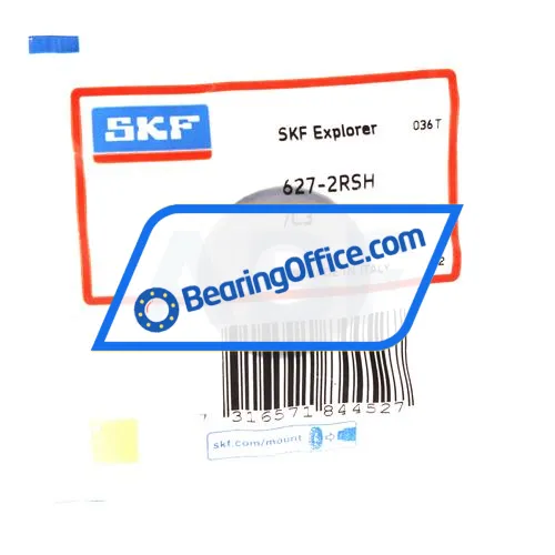 SKF 627-2RSH/C3 bearing image 2
