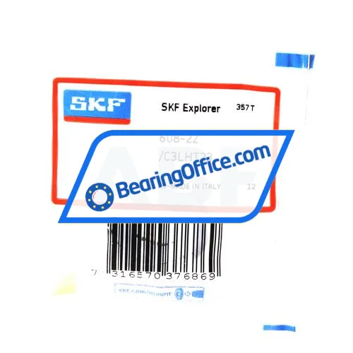 SKF 608-2Z/C3LHT23 bearing image 2