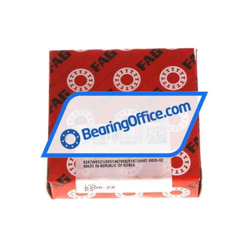 FAG 6206-2Z-C2 bearing image 3