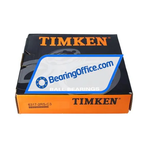 Timken 6317-2RS-C3 bearing image 3
