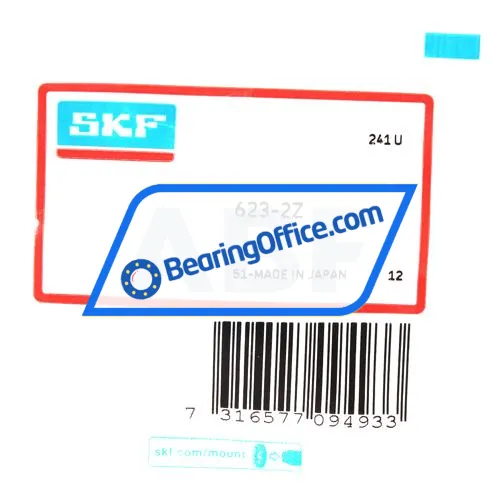SKF 623-2Z bearing image 2