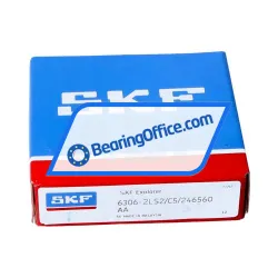 SKF 6306-2LS2/C5/246560AA rulman resim 3