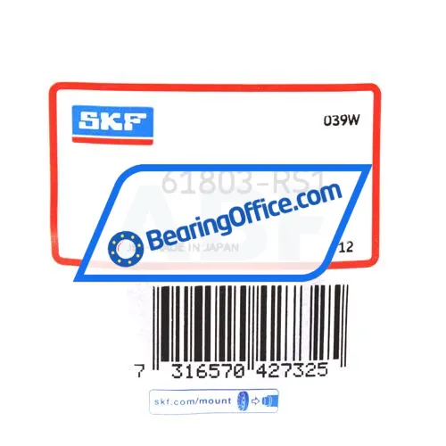 SKF 61803-RS1 bearing image 2