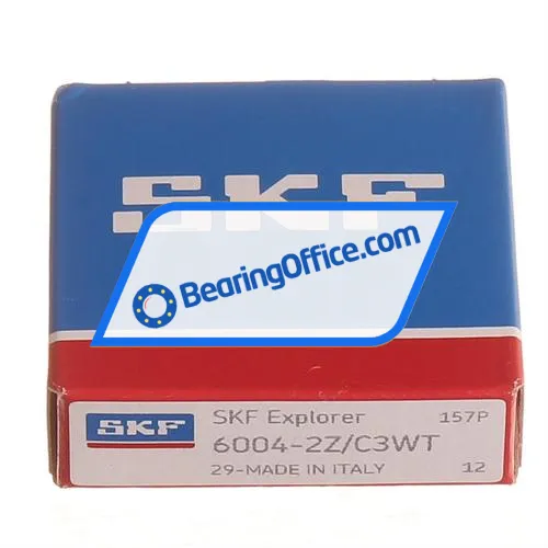 SKF 6004-2Z/C3WT bearing image 3
