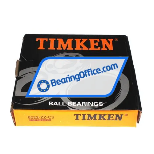 Timken 6022-ZZ-C3 bearing image 3