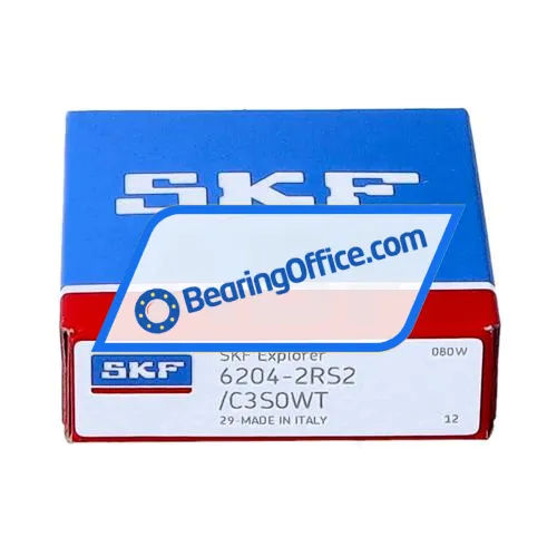 SKF 6204-2RS2/C3S0WT bearing image 3