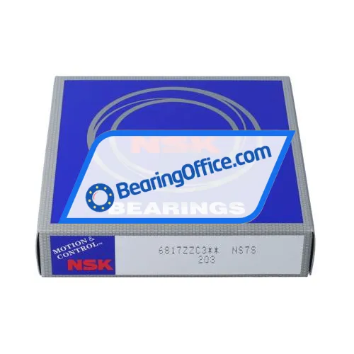 NSK 6817ZZ C3 bearing image 3
