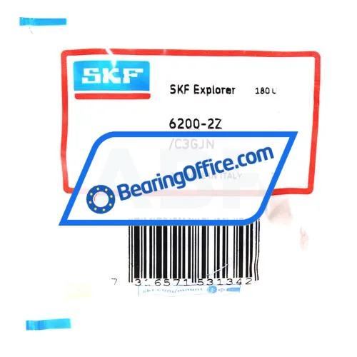 SKF 6200-2Z/C3GJN bearing image 2