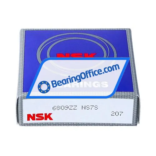 NSK 6809ZZ bearing image 3