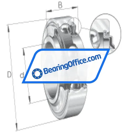 INA 205-KXN4 bearing image 4