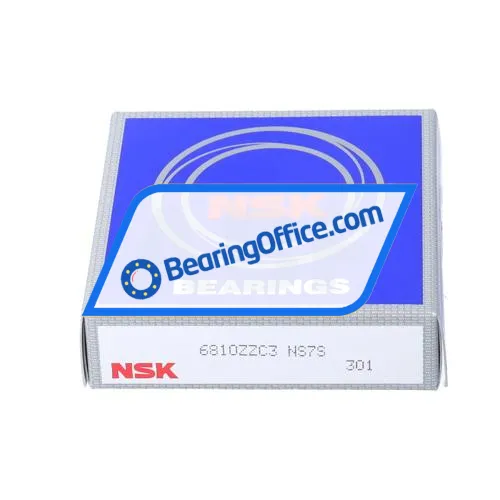 NSK 6810ZZ C3 bearing image 3