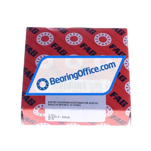 FAG 6207-MA-C3 bearing image 2