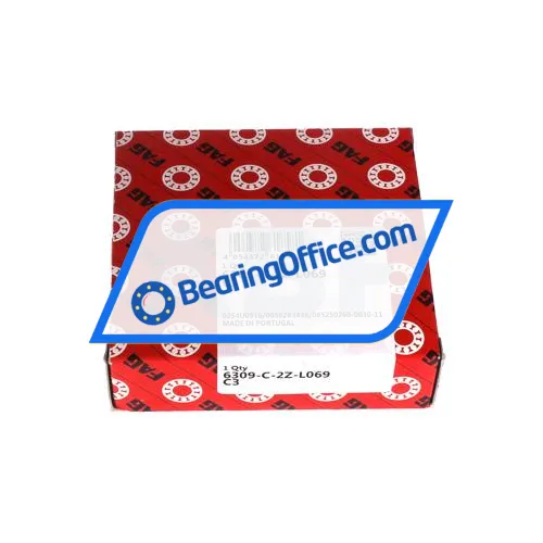 FAG 6309-C-2Z-L069-C3 bearing image 3